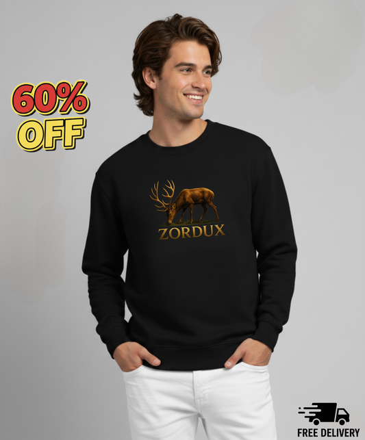 Oversized Sweatshirt – Premium Cotton Blend, Heavyweight 440gsm