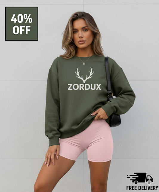 Oversized Sweatshirt _ Premium Cotton Blend