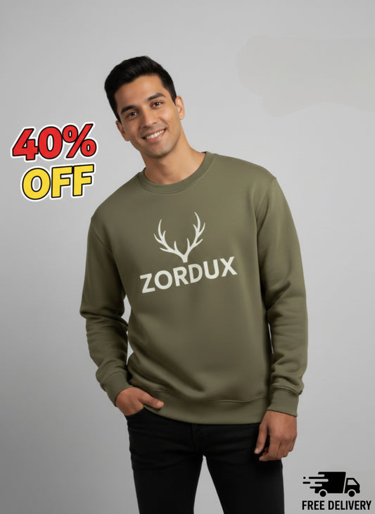 Oversized Sweatshirt _ Premium Cotton Blend