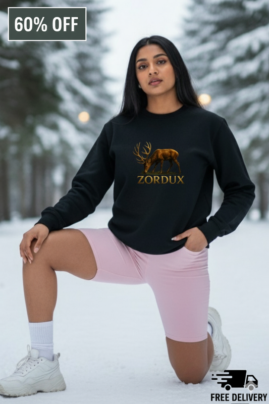 Oversized Sweatshirt – Premium Cotton Blend, Heavyweight 440gsm