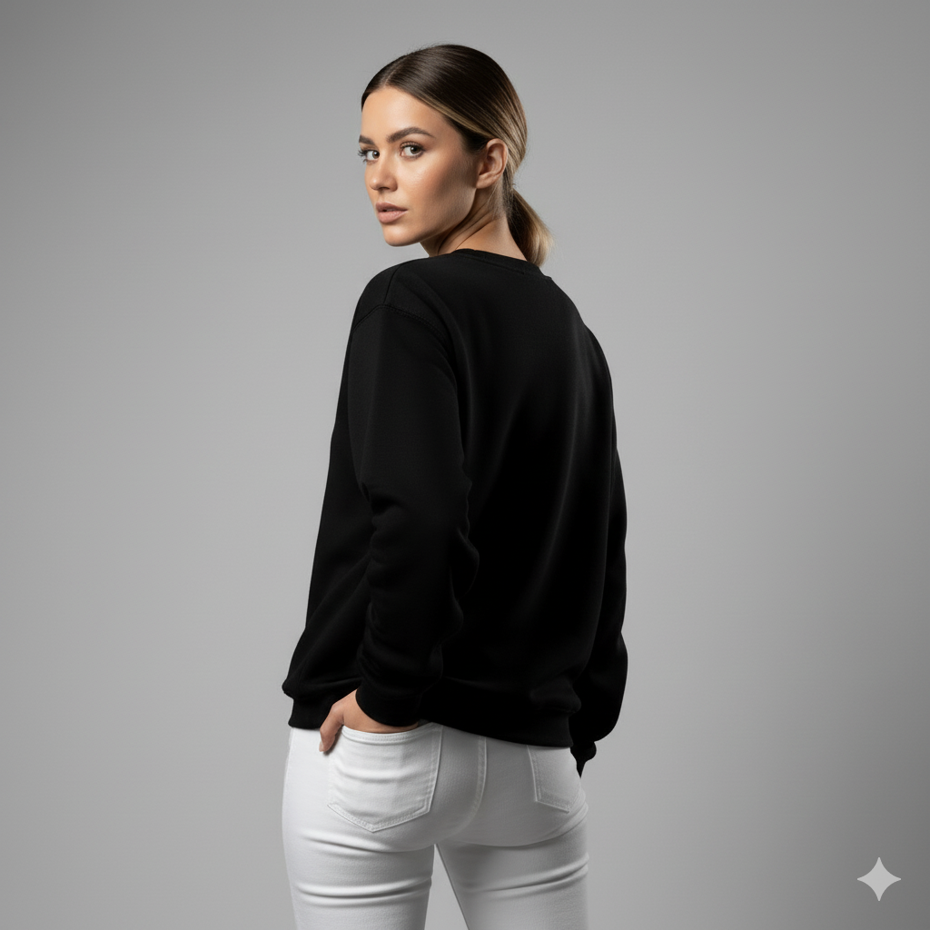 Oversized Sweatshirt – Premium Cotton Blend, Heavyweight 440gsm