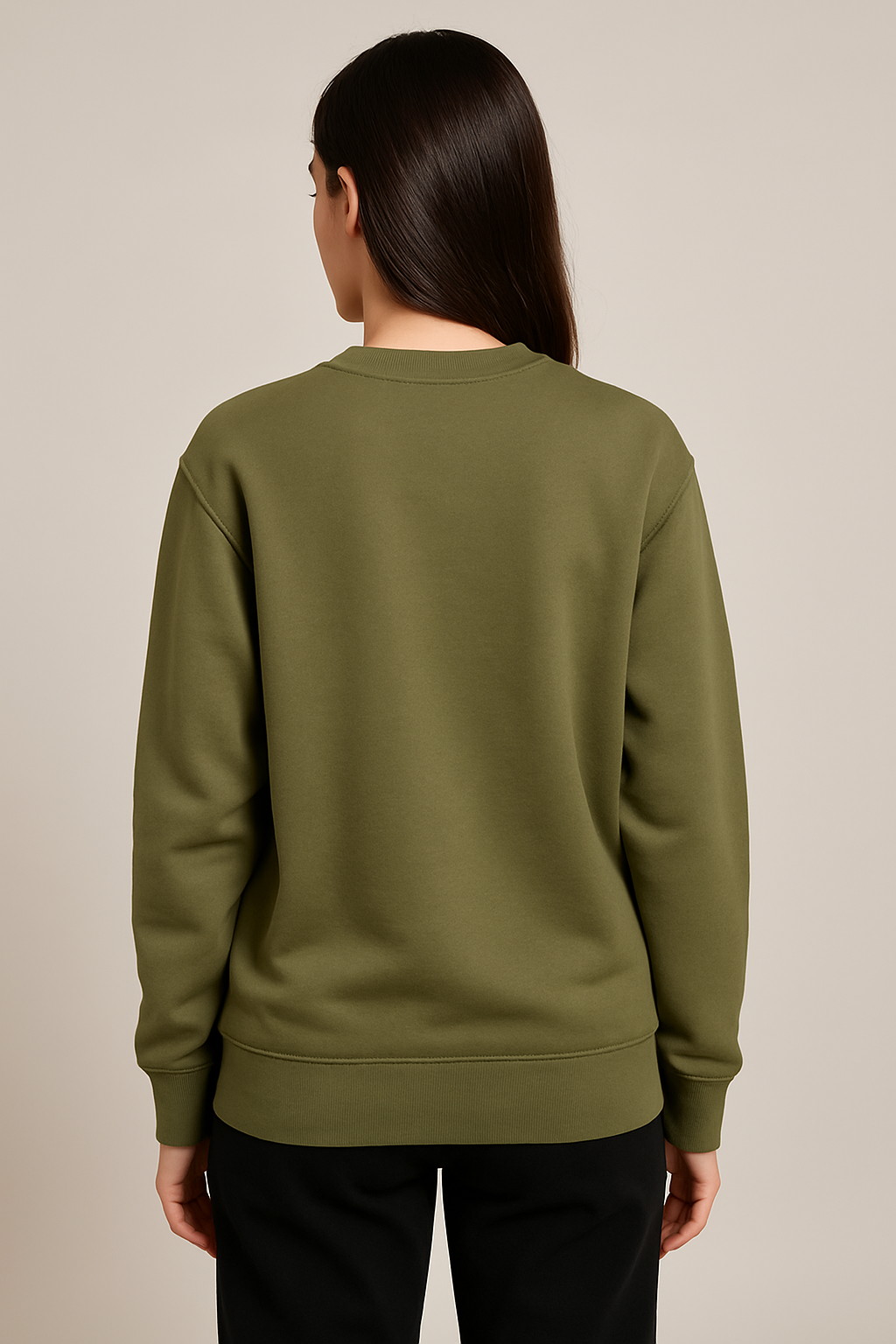 Oversized Sweatshirt _ Premium Cotton Blend
