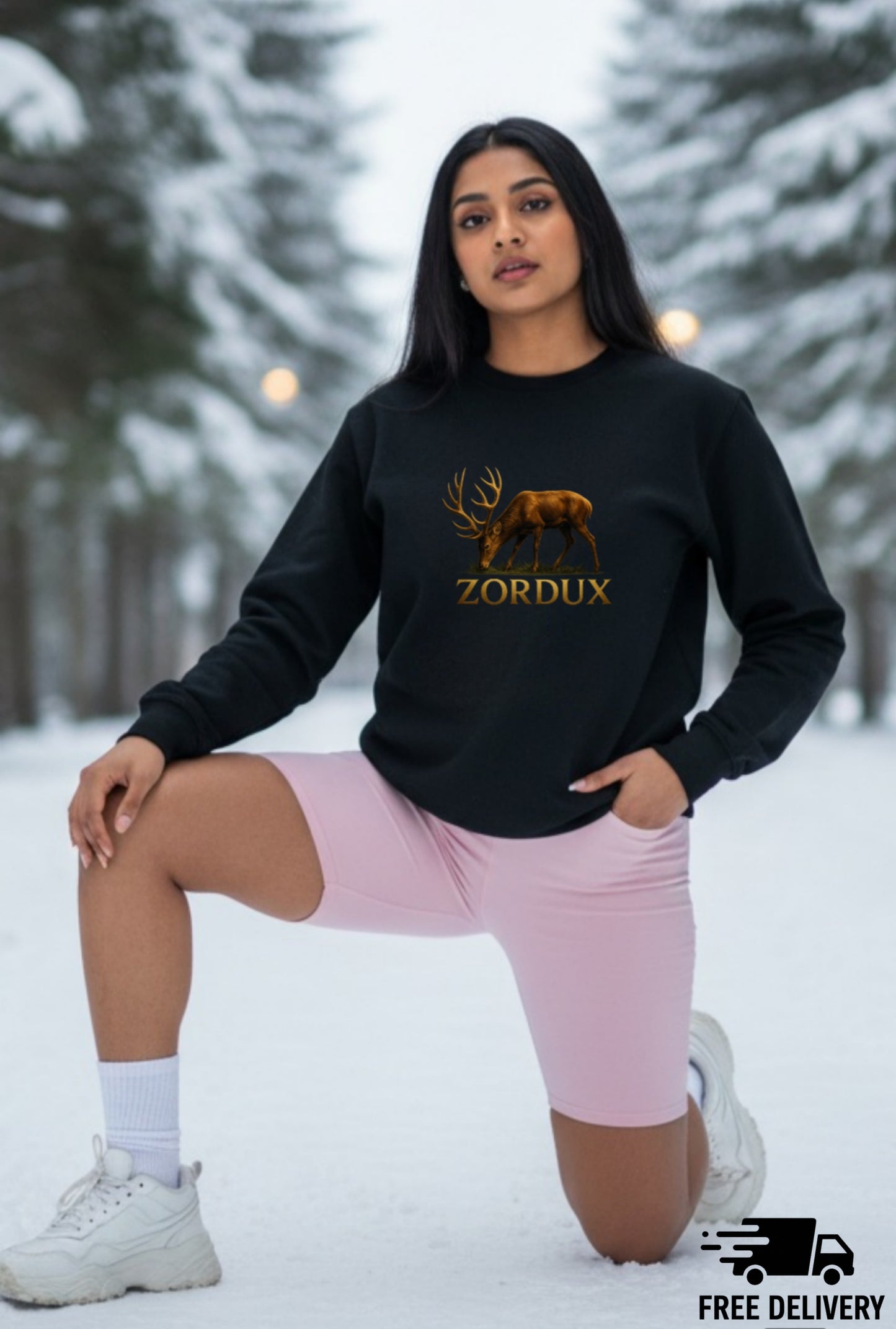 Oversized Sweatshirt – Premium Cotton Blend, Heavyweight 440gsm