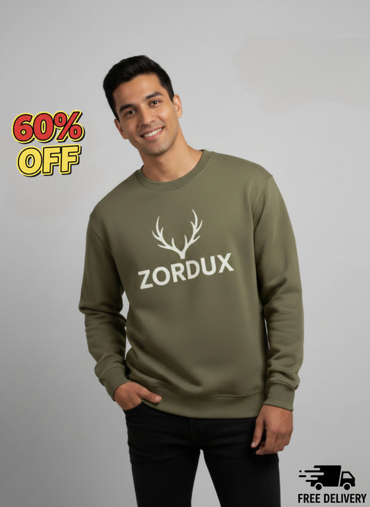 Oversized Sweatshirt _ Premium Cotton Blend