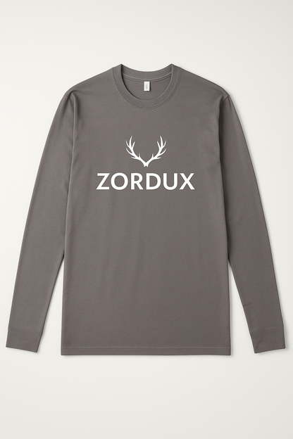 ZORDUX Long Sleeve T-Shirt 100% sustainable cotton